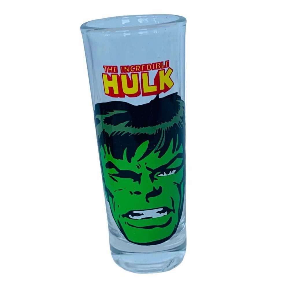 Marvel Comics shotglass Incredible Hulk Avengers